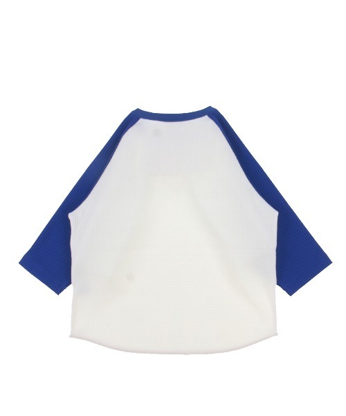 NEW BALANCE(ニューバランス)の「ニューバランス New Balance ショートスリーブシャツ ライトワッフルラグラン7分丈(Tシャツ/カットソー・キッズ・ホワイト×ブルー/ホワイト×ブラック/ブラック・130cm/140cm/150cm/160cm)」の8枚目の写真