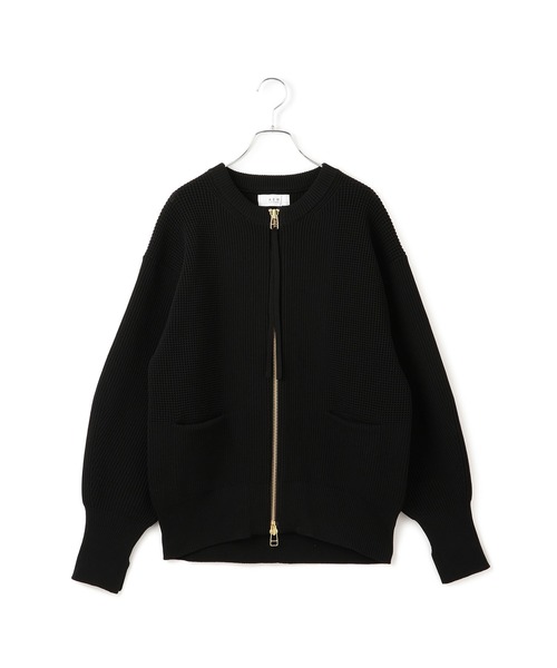 WEB限定】・【サステナブル】ジップニットカーディガン（カーディガン
