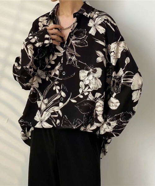 SHEPP（シープ）の「【UNISEX】総柄アソートビッグシルエットシャツ（シャツ/ブラウス・レディース・その他1/その他5/その他4/その他2/その他3・M/L）」の6枚目の写真