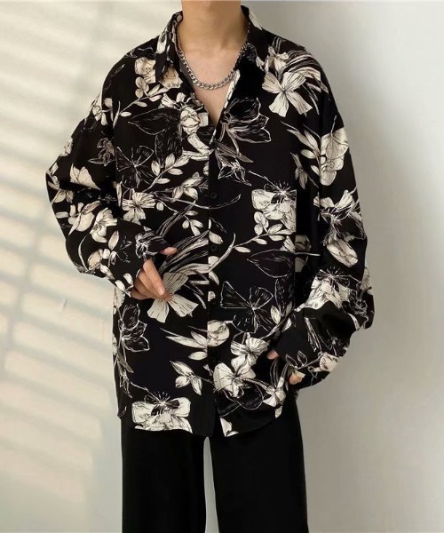 SHEPP（シープ）の「【UNISEX】総柄アソートビッグシルエットシャツ（シャツ/ブラウス・レディース・その他1/その他5/その他4/その他2/その他3・M/L）」の7枚目の写真