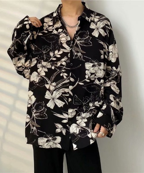 SHEPP（シープ）の「【UNISEX】総柄アソートビッグシルエットシャツ（シャツ/ブラウス・レディース・その他1/その他5/その他4/その他2/その他3・M/L）」の8枚目の写真