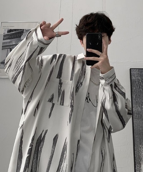 SHEPP（シープ）の「【UNISEX】総柄アソートビッグシルエットシャツ（シャツ/ブラウス・レディース・その他1/その他5/その他4/その他2/その他3・M/L）」の10枚目の写真