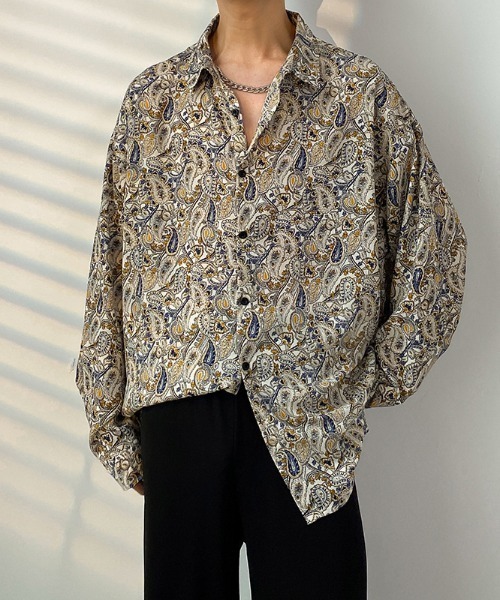 SHEPP（シープ）の「【UNISEX】総柄アソートビッグシルエットシャツ（シャツ/ブラウス・レディース・その他1/その他5/その他4/その他2/その他3・M/L）」の13枚目の写真