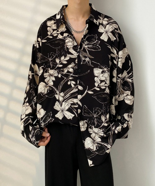 SHEPP（シープ）の「【UNISEX】総柄アソートビッグシルエットシャツ（シャツ/ブラウス・レディース・その他1/その他5/その他4/その他2/その他3・M/L）」の14枚目の写真