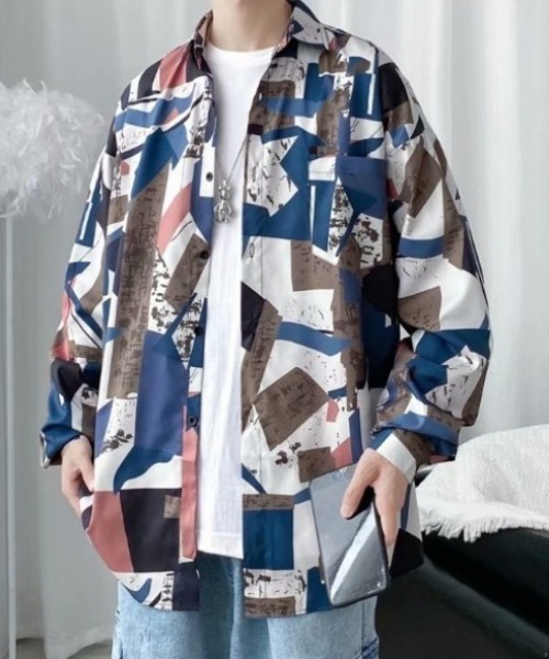 SHEPP（シープ）の「【UNISEX】総柄アソートビッグシルエットシャツ（シャツ/ブラウス・レディース・その他1/その他5/その他4/その他2/その他3・M/L）」の17枚目の写真