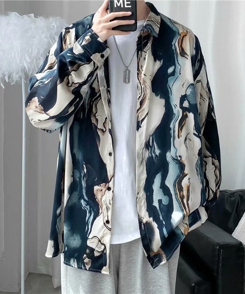 SHEPP（シープ）の「【UNISEX】総柄アソートビッグシルエットシャツ（シャツ/ブラウス・レディース・その他1/その他5/その他4/その他2/その他3・M/L）」の15枚目の写真