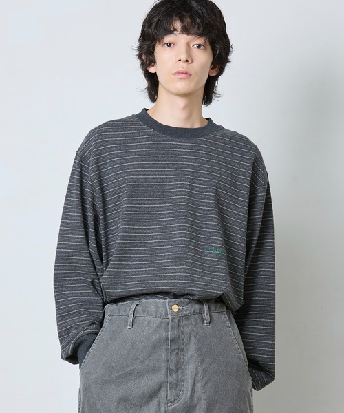 L.L.Bean（エルエルビーン）の「【JAPAN EDITION】ユニオン・ロングスリーブ・ストライプ・ティ（Tシャツ/カットソー・メンズ・グレー系その他2/ブルー系その他/パープル系その他/グレー系その他・SMALL/MEDIUM/LARGE）」の10枚目の写真