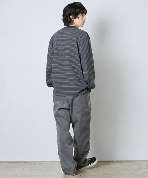 L.L.Bean（エルエルビーン）の「【JAPAN EDITION】ユニオン・ロングスリーブ・ストライプ・ティ（Tシャツ/カットソー・メンズ・グレー系その他2/ブルー系その他/パープル系その他/グレー系その他・SMALL/MEDIUM/LARGE）」の18枚目の写真