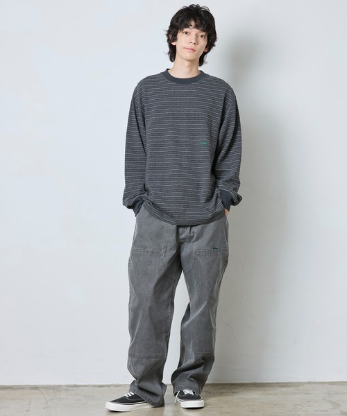 L.L.Bean（エルエルビーン）の「【JAPAN EDITION】ユニオン・ロングスリーブ・ストライプ・ティ（Tシャツ/カットソー・メンズ・グレー系その他2/ブルー系その他/パープル系その他/グレー系その他・SMALL/MEDIUM/LARGE）」の16枚目の写真