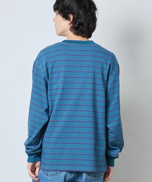 L.L.Bean（エルエルビーン）の「【JAPAN EDITION】ユニオン・ロングスリーブ・ストライプ・ティ（Tシャツ/カットソー・メンズ・グレー系その他2/ブルー系その他/パープル系その他/グレー系その他・SMALL/MEDIUM/LARGE）」の15枚目の写真