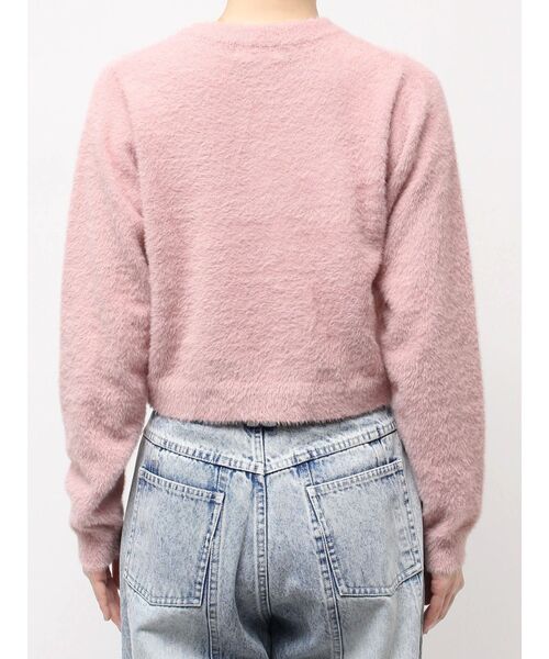 CALNAMUR(カルナムール)の「ローズボタンシャギーニットカーディガン(カーディガン/ボレロ・レディース・ホワイト/ピンク/ブラウン・FREE)」の17枚目の写真