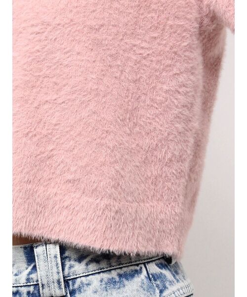 CALNAMUR(カルナムール)の「ローズボタンシャギーニットカーディガン(カーディガン/ボレロ・レディース・ホワイト/ピンク/ブラウン・FREE)」の20枚目の写真