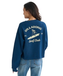 BILLABONG | BILLABONG レディース CATCH FEELINGS LS TEE ロンＴ 【2025年秋冬モデル】/ビラボン調温機能バックプリント長袖ワッフルロンT(Tシャツ/カットソー)