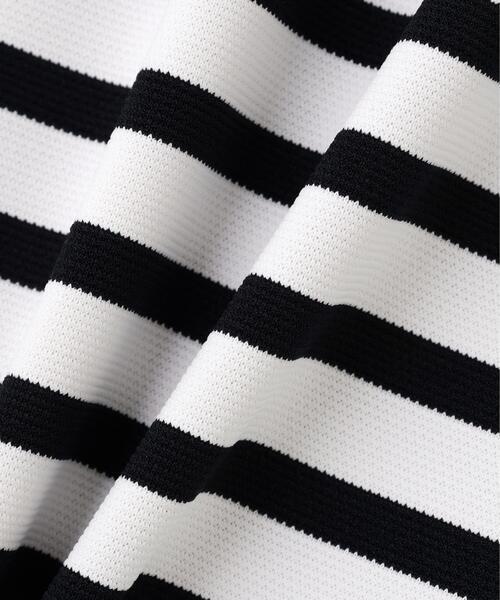 PEARLY GATES(パーリーゲイツ)の「【PEARLY GATES】ボーダー柄 PG is PG ベアカノコ半袖ハイネックカットソー <ボーダー柄>(Tシャツ/カットソー・メンズ・ホワイト系その他・MEDIUM/X-LARGE/LARGE)」の12枚目の写真