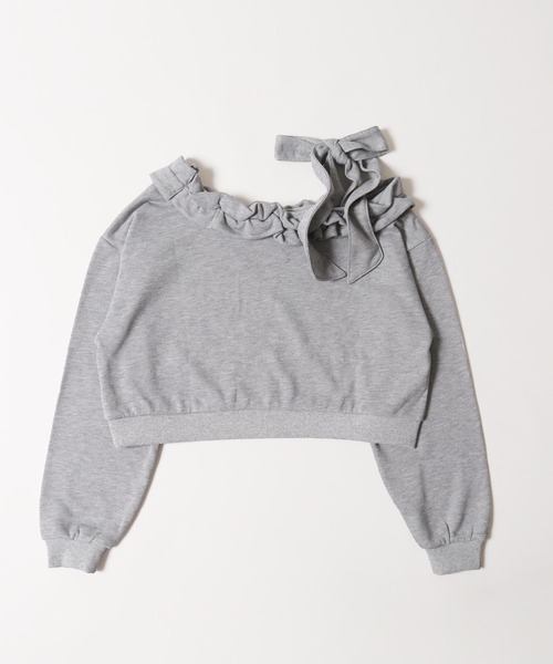 PHILLY（フィリー）の「《秋冬新作★》ビッグリボンワンショルスウェット（スウェット・レディース・ブラック/ホワイト/グレー・FREE）」の20枚目の写真