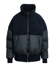 TATRAS タトラス ブルゾン ネイビー 美品】TATRAS タトラス CROCO 袖切替 ライトダウン ナイロン