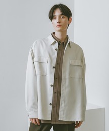 シャツジャケット」に該当するホワイト/白色系のファッション通販