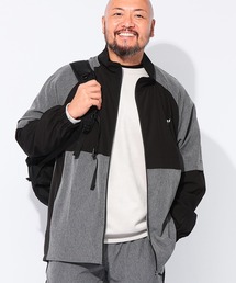 EXCELLENT FINE（エクセレント ファイン）の「EXCELLENT FINE (エクセレントファイン) ストレッチクロス 切り替え フルジップ スタンド ジャケット（ブルゾン）」