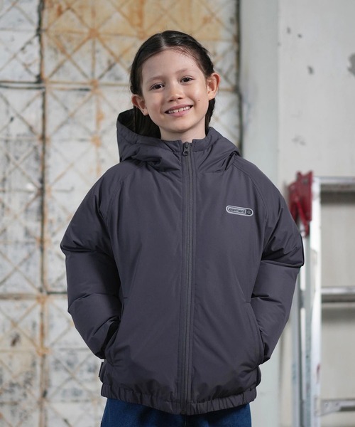 ELEMENT(エレメント)の「ELEMENT/エレメント PUFF TACK JACKET YOUTH キッズ ジャケット 中綿 BF026-775(その他アウター・キッズ・グレー/ブラック・160cm/150cm/140cm/130cm)」の1枚目の写真
