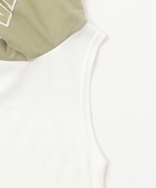 minimal（ミニマル）の「重ね着Tシャツ（Tシャツ/カットソー・キッズ・ライトカーキ/ピンク/ブラック・130cm/90cm/140cm/100cm/110cm/120cm）」の6枚目の写真