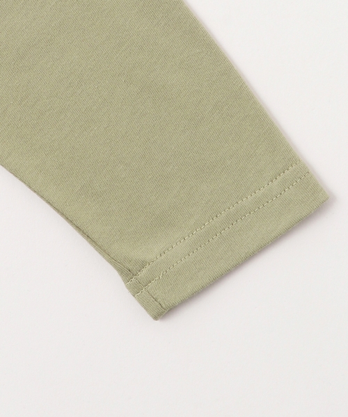 minimal（ミニマル）の「重ね着Tシャツ（Tシャツ/カットソー・キッズ・ライトカーキ/ピンク/ブラック・130cm/90cm/140cm/100cm/110cm/120cm）」の7枚目の写真