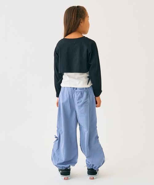 minimal（ミニマル）の「重ね着Tシャツ（Tシャツ/カットソー・キッズ・ライトカーキ/ピンク/ブラック・130cm/90cm/140cm/100cm/110cm/120cm）」の15枚目の写真