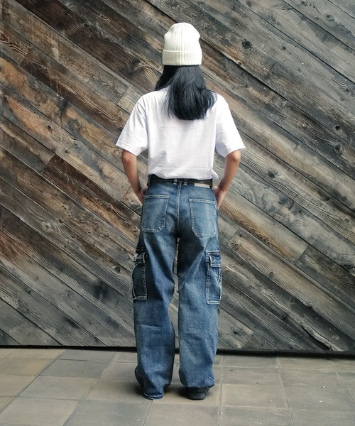 PROCLUB/プロクラブ】 ヘビーオンスデニムカーゴパンツ PRO CLUB DENIM
