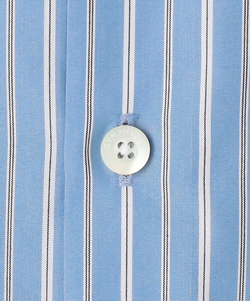 GYMPHLEX（ジムフレックス）の「Gymphlex | コットンポリエステル レギュラーカラーチュニックシャツ WOMEN（シャツ/ブラウス・レディース・ブルー系その他・12）」の7枚目の写真