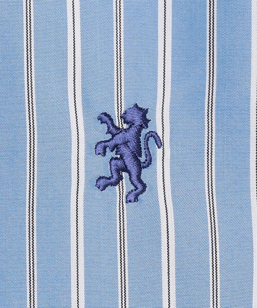 GYMPHLEX（ジムフレックス）の「Gymphlex | コットンポリエステル レギュラーカラーチュニックシャツ WOMEN（シャツ/ブラウス・レディース・ブルー系その他・12）」の8枚目の写真