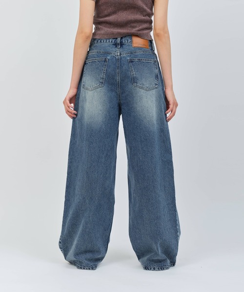 atmos pink(アトモスピンク)の「atmos pink Loose Denim Pants / アトモス ピンク ルーズ デニム パンツ(その他パンツ・レディース・ブルー/ブラック・XS/M/S)」の17枚目の写真