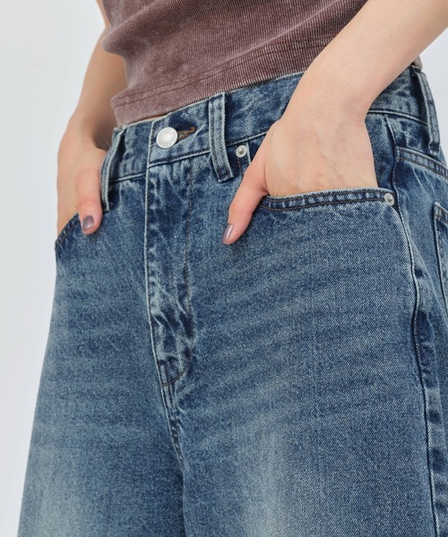 atmos pink(アトモスピンク)の「atmos pink Loose Denim Pants / アトモス ピンク ルーズ デニム パンツ(その他パンツ・レディース・ブルー/ブラック・XS/M/S)」の13枚目の写真