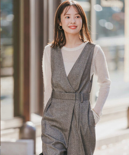 セール】《WEB・有楽町店限定追加》3wayラメツイードオールインワン