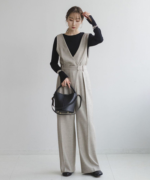 セール】《WEB・有楽町店限定追加》3wayラメツイードオールインワン