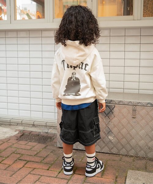 BREEZE（ブリーズ）の「【ジュニア対応】ルーズカーゴハーフパンツ(セットアップ可)（カーゴパンツ・キッズ・ブルー/ベージュ/ブラック・140/150/160/110/90/100/120/130）」の5枚目の写真