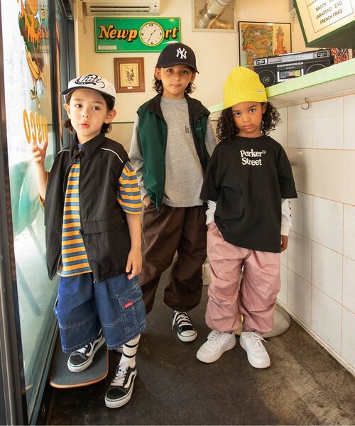 セール】【ジュニア対応】ルーズカーゴハーフパンツ