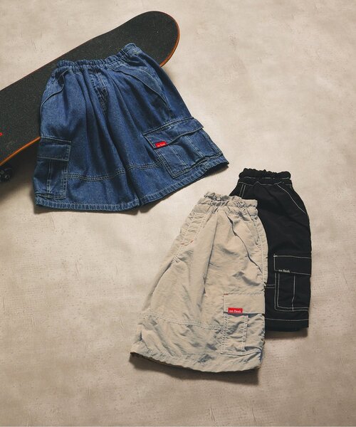 BREEZE（ブリーズ）の「【ジュニア対応】ルーズカーゴハーフパンツ(セットアップ可)（カーゴパンツ・キッズ・ブルー/ベージュ/ブラック・140/150/160/110/90/100/120/130）」の8枚目の写真