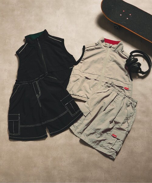 BREEZE（ブリーズ）の「【ジュニア対応】ルーズカーゴハーフパンツ(セットアップ可)（カーゴパンツ・キッズ・ブルー/ベージュ/ブラック・140/150/160/110/90/100/120/130）」の11枚目の写真