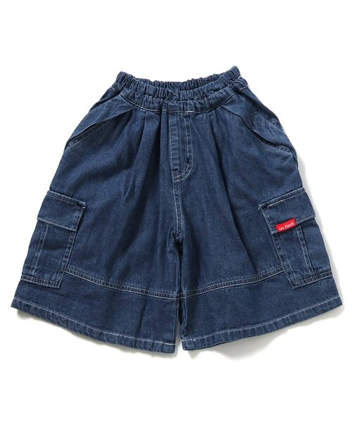 BREEZE（ブリーズ）の「【ジュニア対応】ルーズカーゴハーフパンツ(セットアップ可)（カーゴパンツ・キッズ・ブルー/ベージュ/ブラック・140/150/160/110/90/100/120/130）」の19枚目の写真