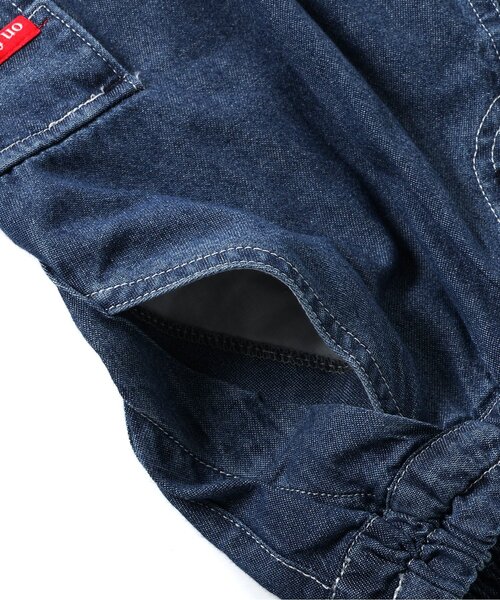 BREEZE（ブリーズ）の「【ジュニア対応】ルーズカーゴハーフパンツ(セットアップ可)（カーゴパンツ・キッズ・ブルー/ベージュ/ブラック・140/150/160/110/90/100/120/130）」の13枚目の写真