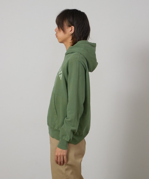 REMI RELIEF（レミレリーフ）の「REMI RELIEF/レミレリーフ SP加工 裏毛 パーカー (VILLANOVA)（パーカー・メンズ・グリーン/ヘザーグレー/ブラック・L/M/XL）」の18枚目の写真