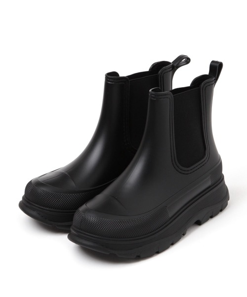 LAKOLE（ラコレ）の「アンクルタンクレインブーツ / 584924（レインシューズ・レディース・ブラック・X-LARGE/MEDIUM/LARGE）」の2枚目の写真