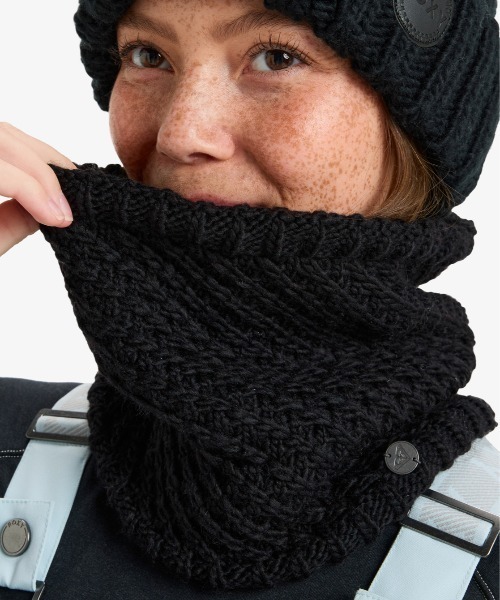 ROXY 上下SET新品試着のみ　超撥水加工済　グローブ　ネックウォーマー付 ROXY（ロキシー） レディース サーフ ネックウォーマー SNUGGLE WUGGLE