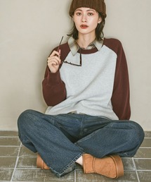 LAKOLE | アンクルフェイクムートンブーツ / 581075(ブーツ)