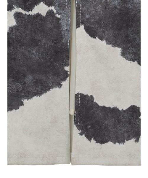 COW PATTERN SUEDE LIKE SKIRT ブラック COW PATTERN SUEDE LIKE SKIRT（スカート）｜Ameri（アメリ）の