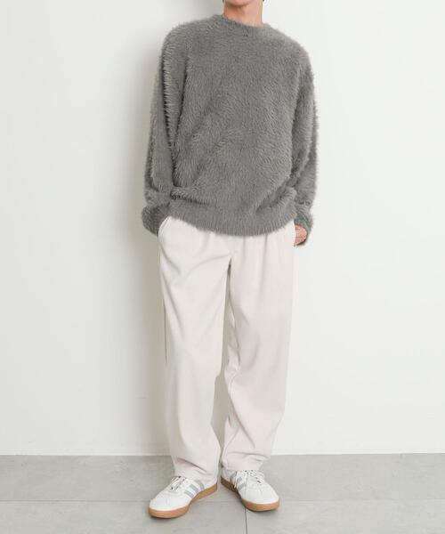 WEGO（ウィゴー）の「WEGO/【25年秋冬新作】裏ベロアシェフパンツ（その他パンツ・メンズ・チャコールグレー/ブラック/アイボリー・MEDIUM/LARGE/X-LARGE）」の16枚目の写真