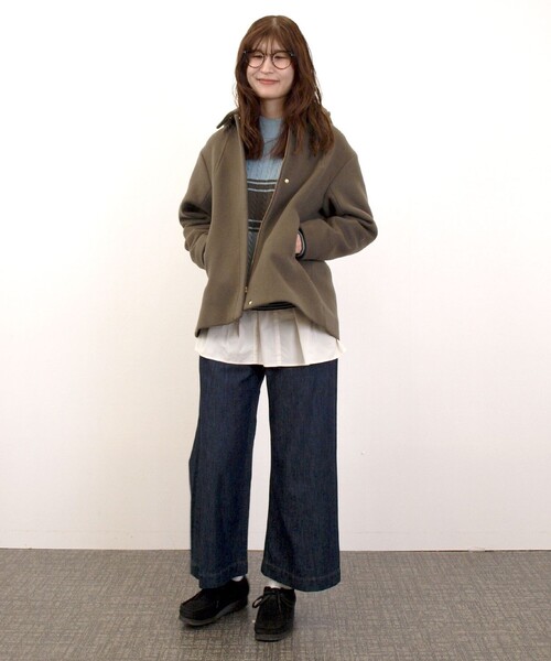 WOMEN】2WAY メルトン ショートコート（その他アウター）｜J.PRESS