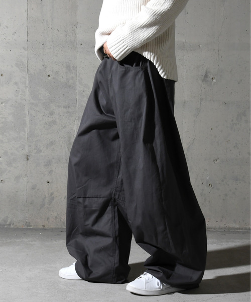 neos(ネオス)の「【neos】ワイドカーブパンツ メンズ チノパンツ バルーンシルエット ユニセックス ルーズシルエット(チノパンツ・メンズ・ホワイト/ベージュ/ネイビー/チャコールグレー/ブラック/カーキ・MEDIUM/LARGE/X-LARGE)」の20枚目の写真