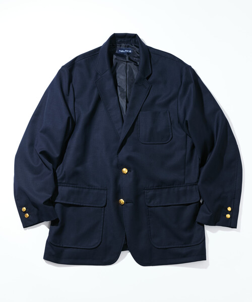 セール】NAUTICA/ノーティカ ヴィンテージライク ウール 2B ネイビー