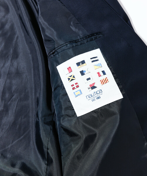 セール】NAUTICA/ノーティカ ヴィンテージライク ウール 2B ネイビー