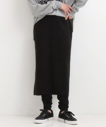 ワンランク上の着こなしに レギンスつきスカート